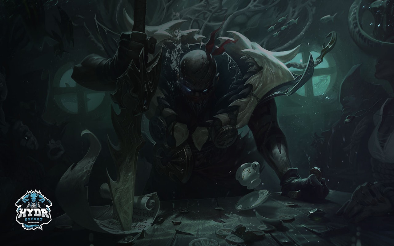 Mockup design of a HYDR e-sport project built by Emil Rosenius