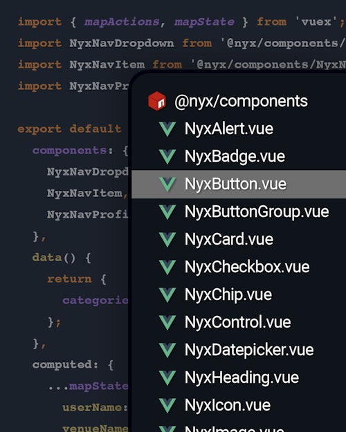 Components implemented in the Nyx project